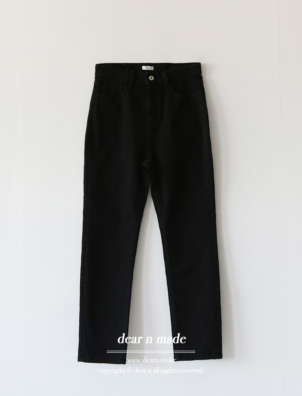 (dear n) slim black pants