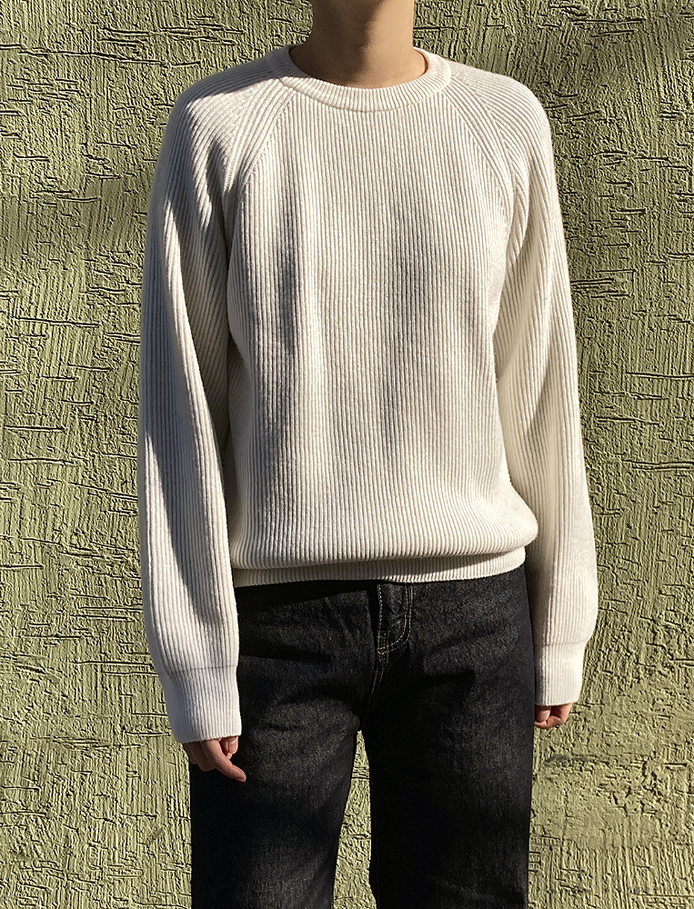 tag wool knit (3c)