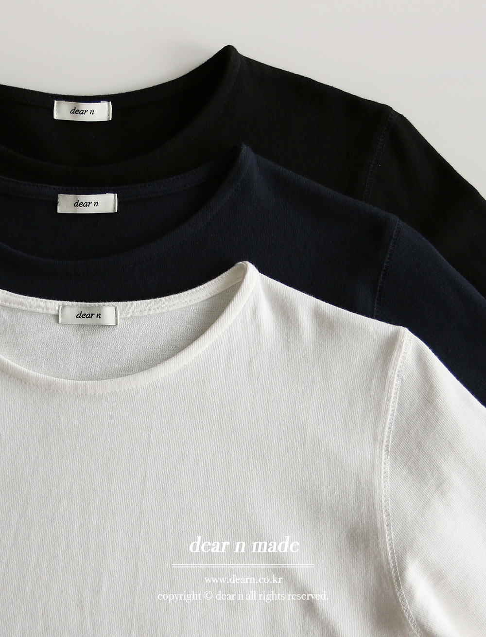 (dear n) basic t-shirt (3c)