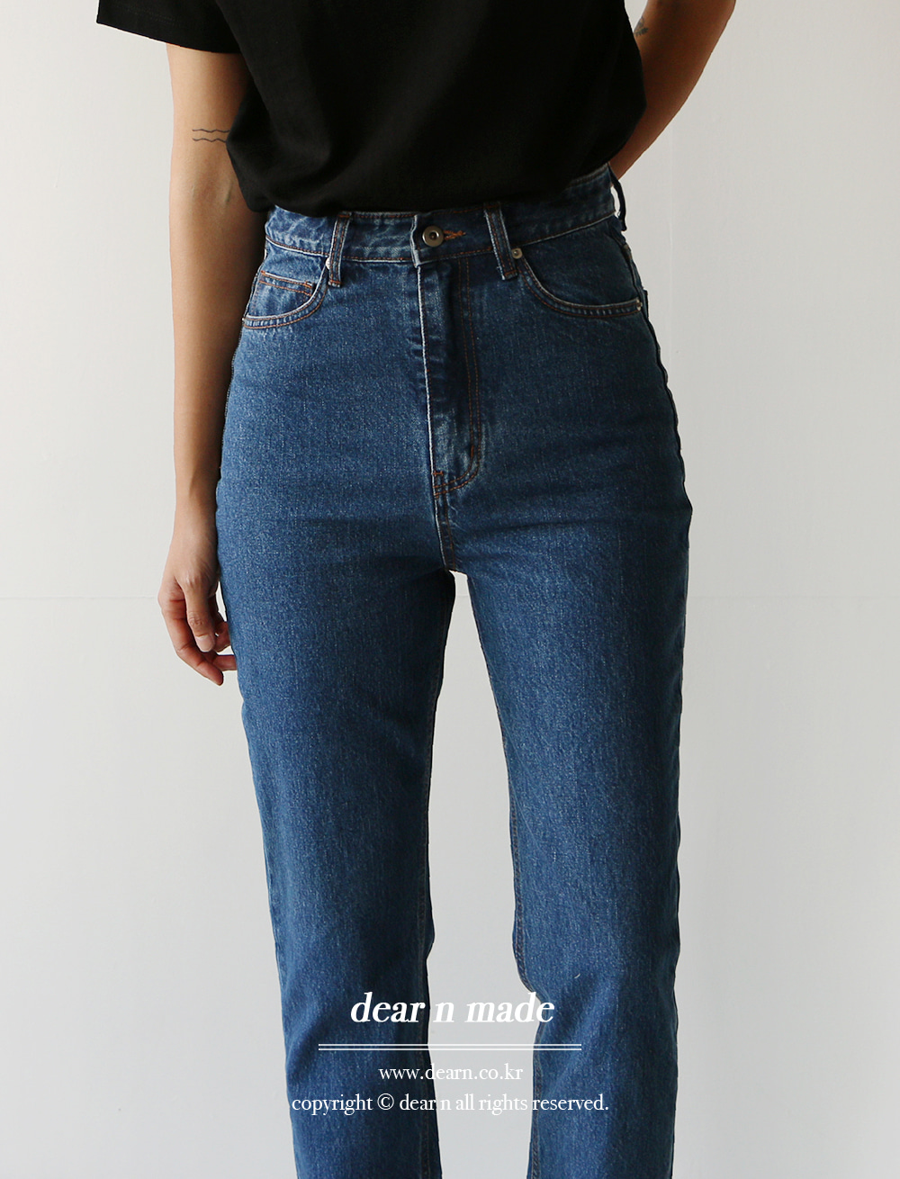 (dear n) alt deep blue jeans